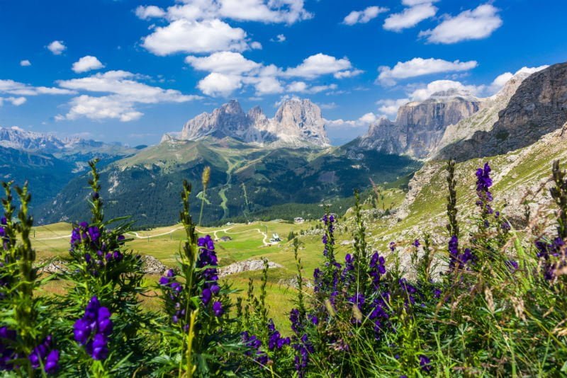 August in the Dolomites