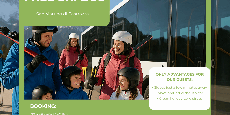 Free Ski Bus for Hotel Colfosco Guests Free Ski Bus for Hotel Colfosco Guests