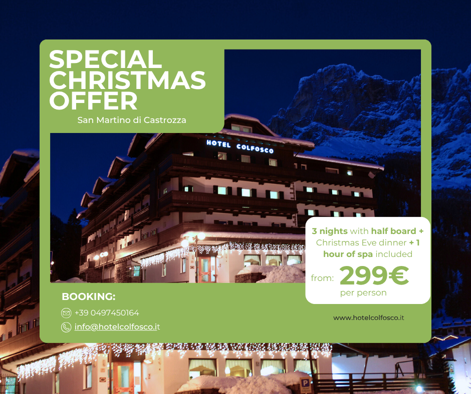 Christmas in the Dolomites in San Martino di Castrozza